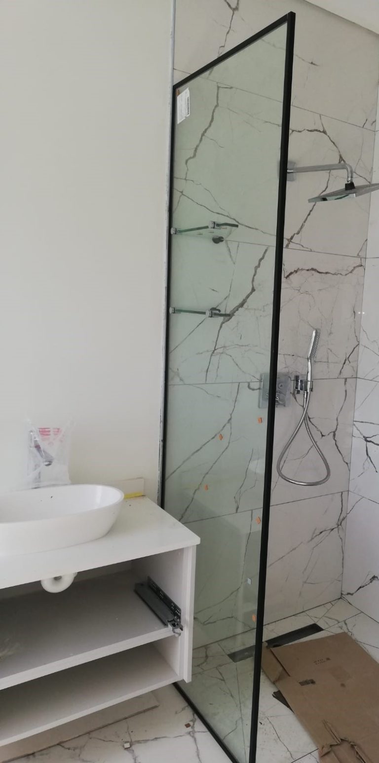 Walkin Panel Black Framed Sample 768x1546