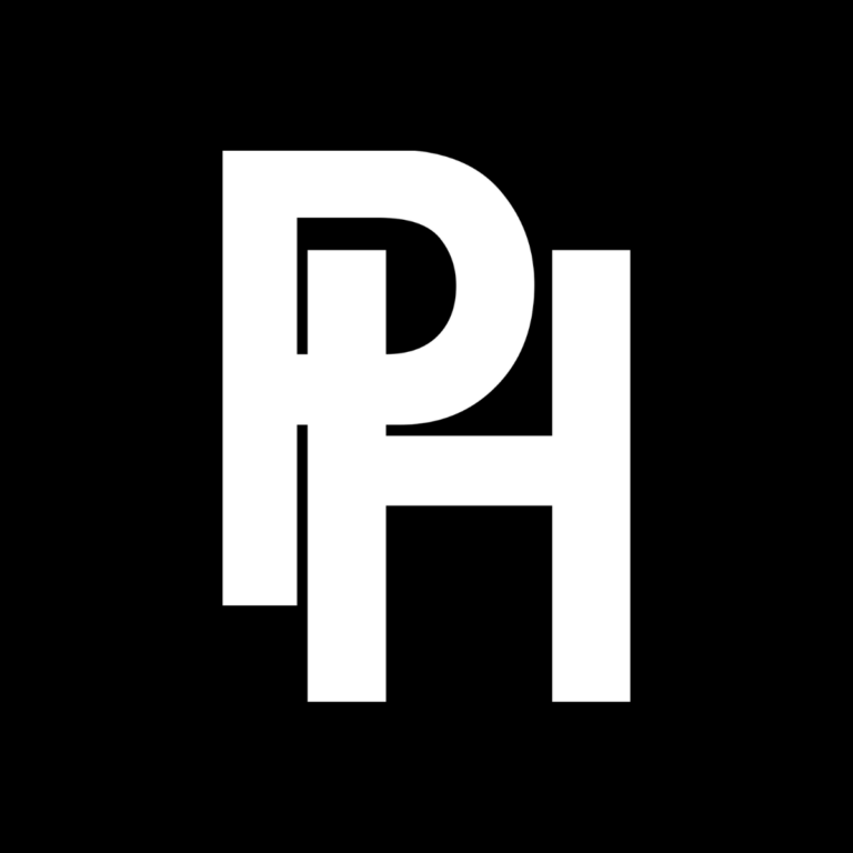 PROFHUB LOGO ON BLACK 1200 X 1200 768x768