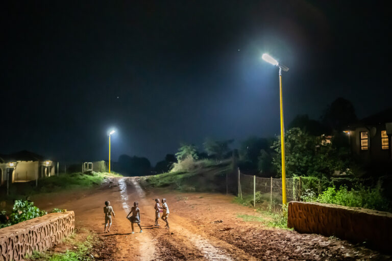 Road and urban Tshinapfene Village south africa BEKA Schreder 768x512