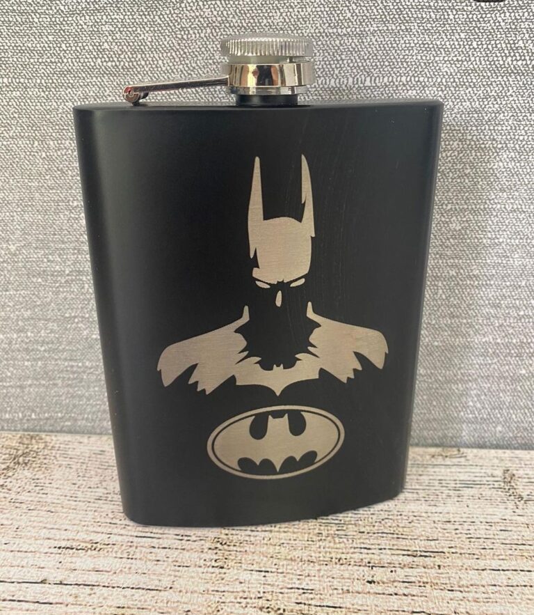 Engraved Stainless Steel Hip Flask 768x883