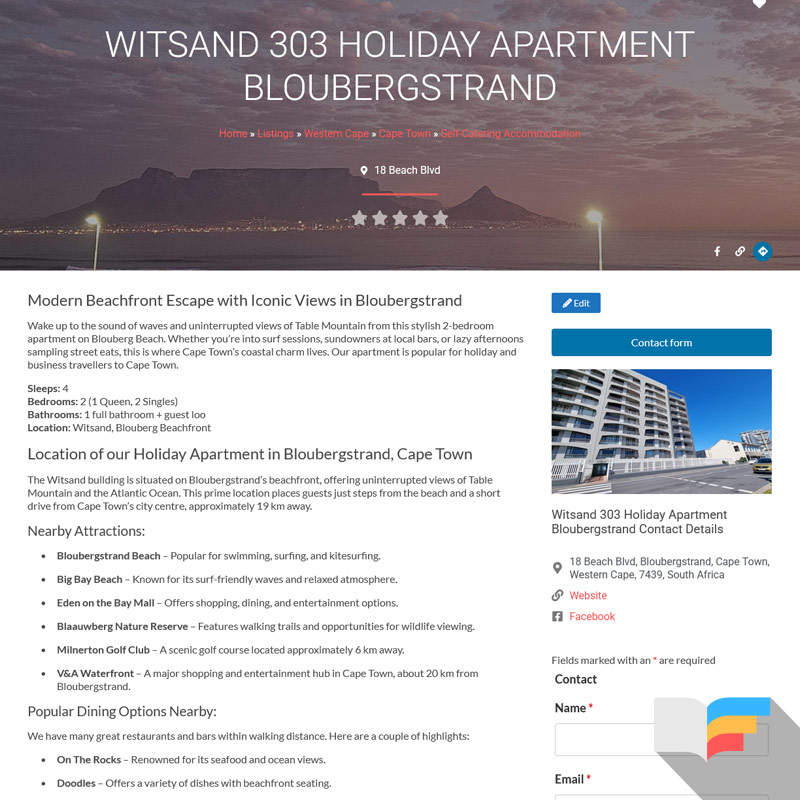 Professional Business Listing