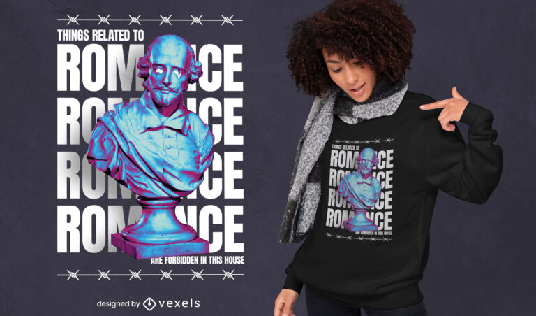 0b0931a705d35bc3a150ae8864094eaf romance statue psd t shirt design 1 768x452