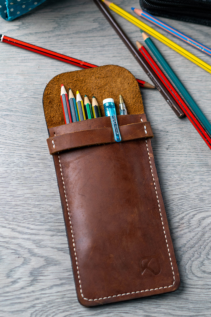 Pencil holder Kumusha Leather 1
