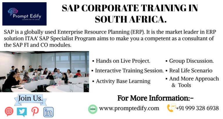 SAP CORPORATE TRAINING IN SOUTH AFRICA 768x411