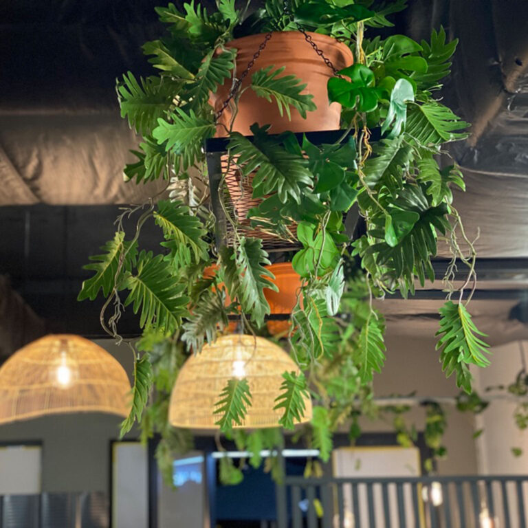 plant couture hanging plant installation 768x768