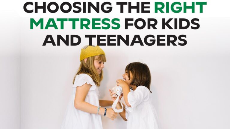 Choosing the Right Mattress for Kids and Teenagers 6 768x432