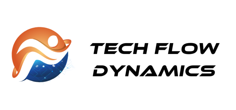 Tech Flow Logo White Background 768x360