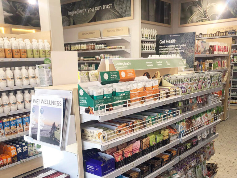 Wellness Warehouse Bassonia Product Displays