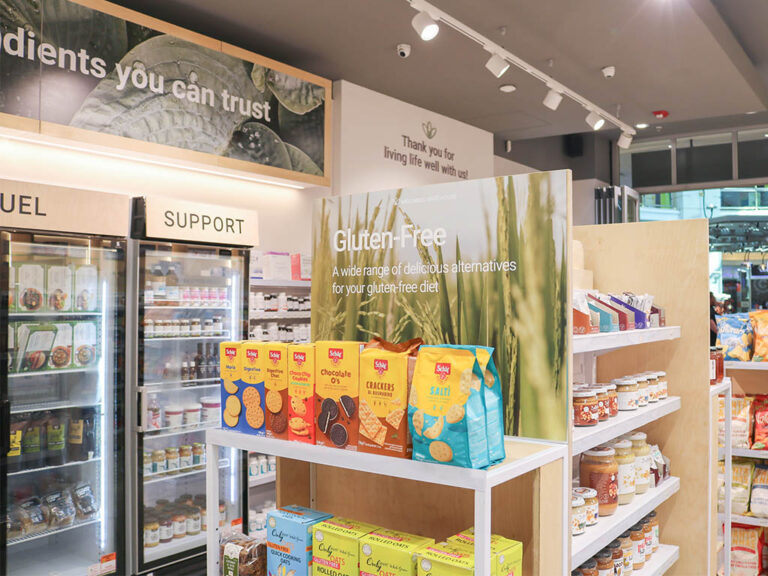 Wellness Warehouse Canal Walk Product Displays