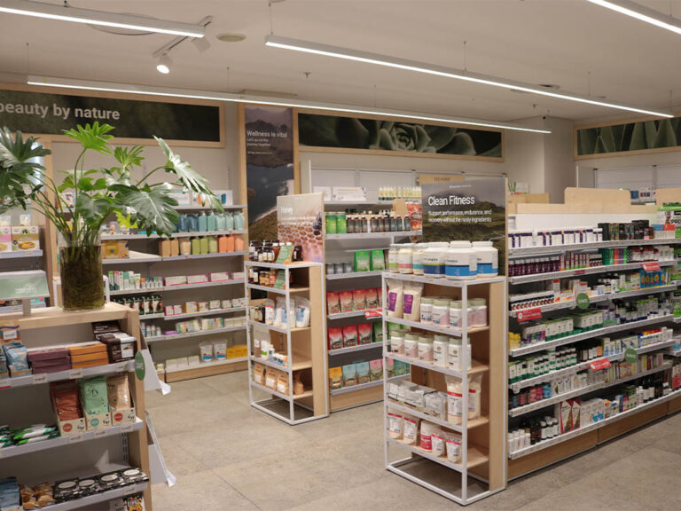 Wellness Warehouse The Grove Mall Product Displays