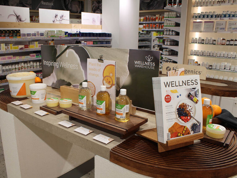 Wellness Warehouse LaLucia Mall Product Displays Wellness Warehouse LaLucia Mall Product Displays