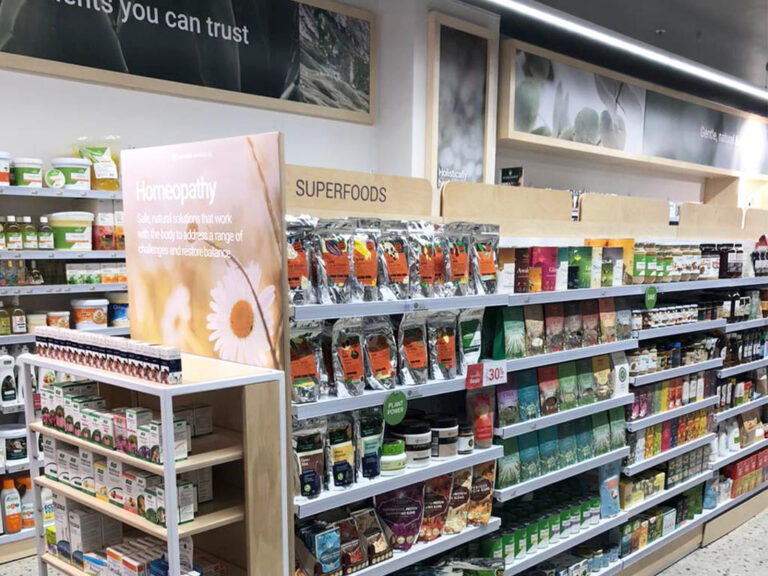 Wellness Warehouse Morningside Product Displays