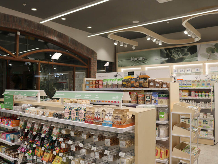 Wellness Warehouse Waterstone Village Product Displays