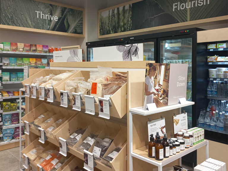 Wellness Warehouse Waterstone Village Product Displays