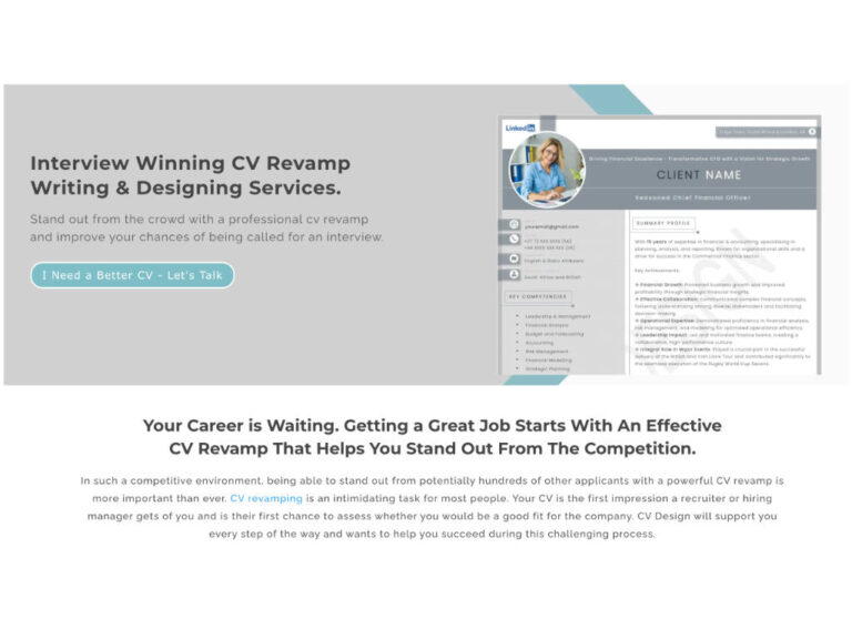 Interview Winning CV Revamp 768x576