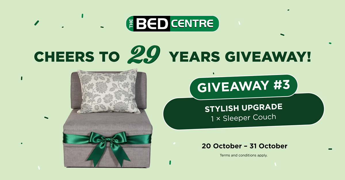 Win a single sleeper couch worth R10,199