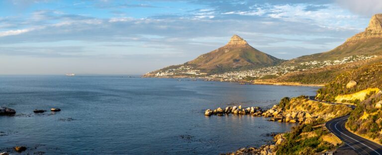 Chapmans Peak Drive on the Cape Peninsula ocean and mountain 768x312