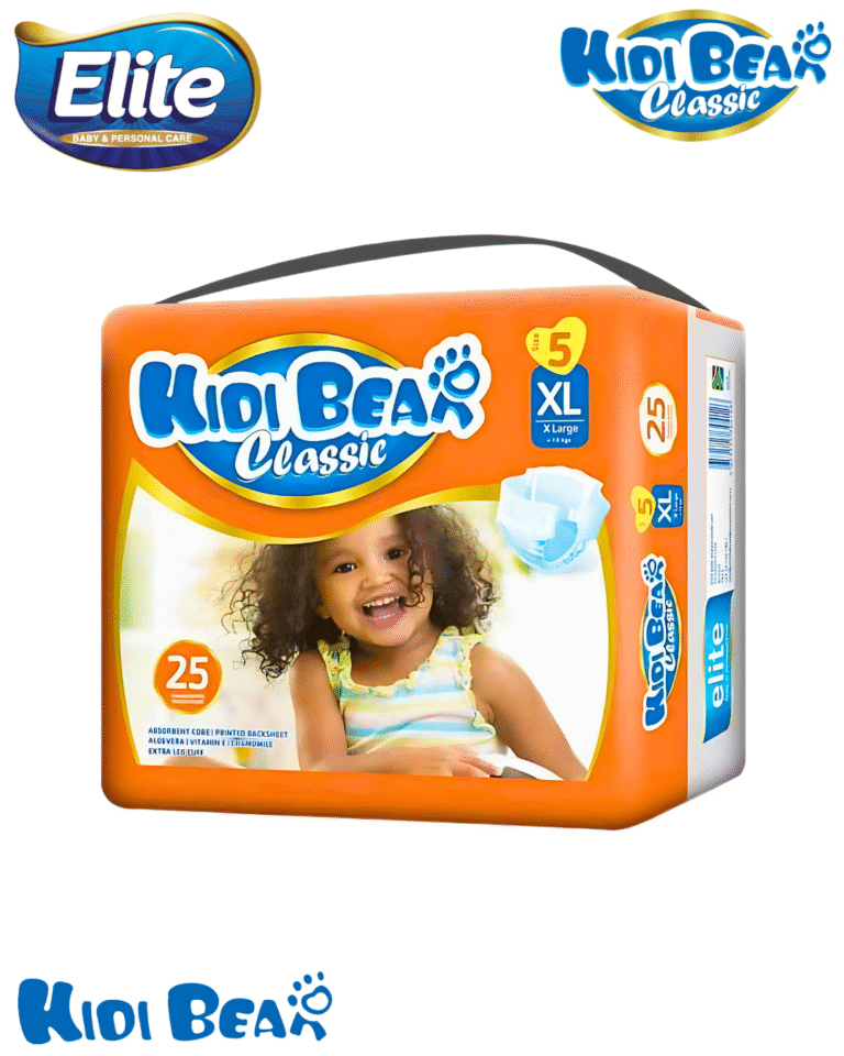 KidiBear Classic Baby Nappies No.5 12 17kg X Large 768x960