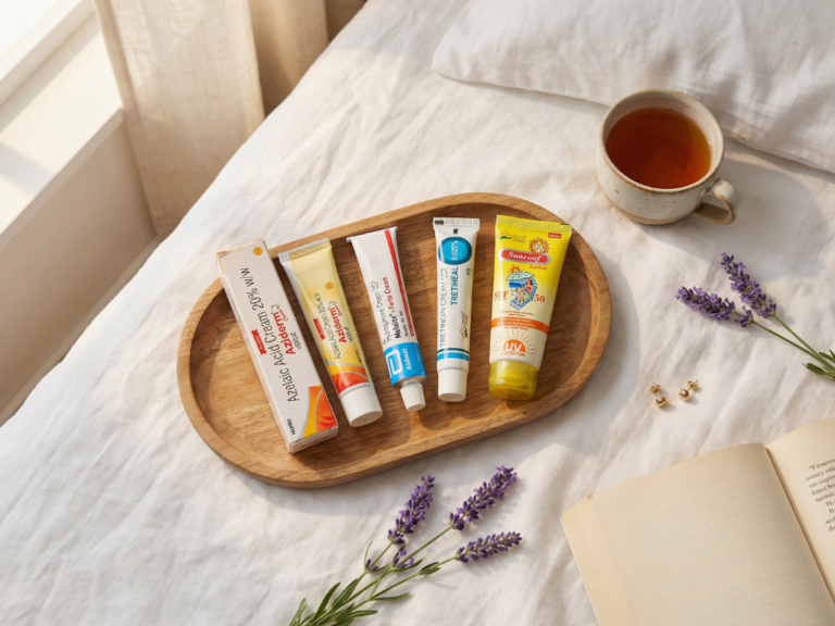 Hydroquinone Azelaic acid Sunscreen lotion 768x576