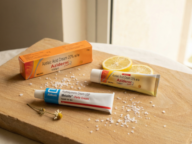 Hydroquinone Cream and Azelaic Acid Cream 20 768x576