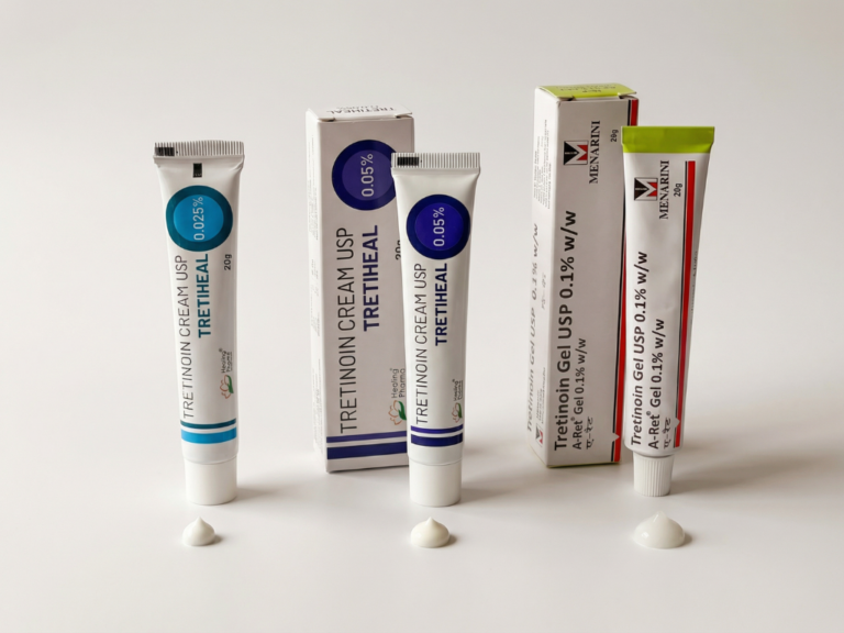 Tretinoin cream 0.025 0.05 and Tretinoin Gel 0.1 768x576