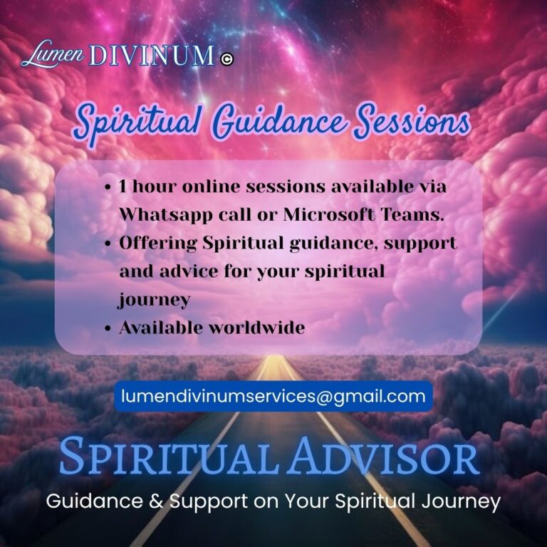Spiritual Guidance Sessions Spiritual Guidance Sessions