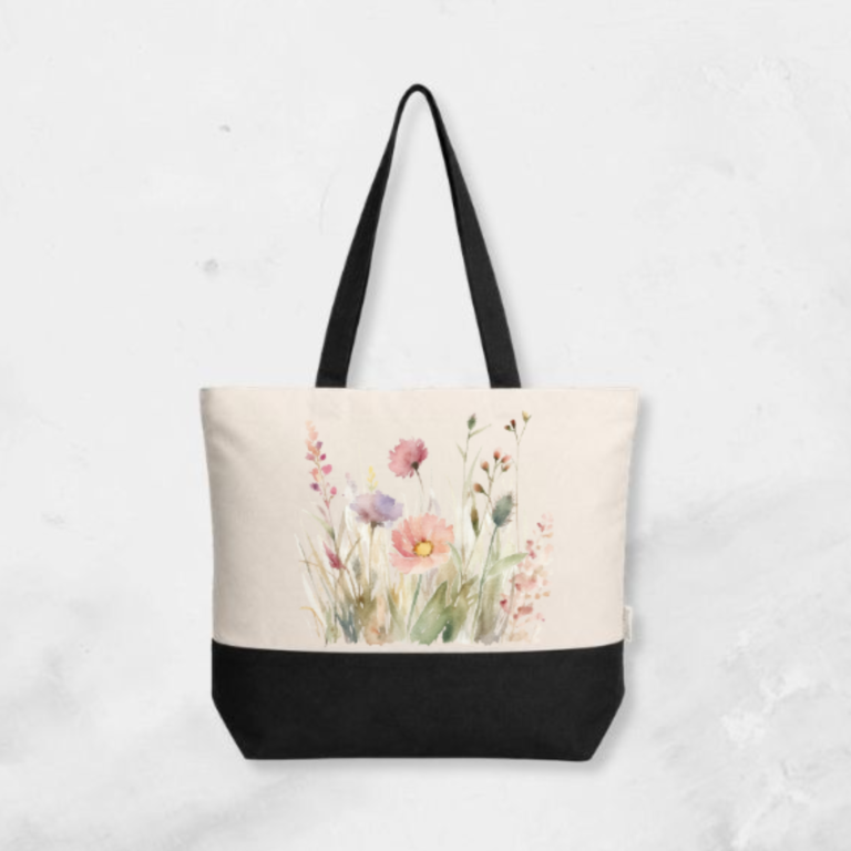 Floral tote bags Floral tote bags
