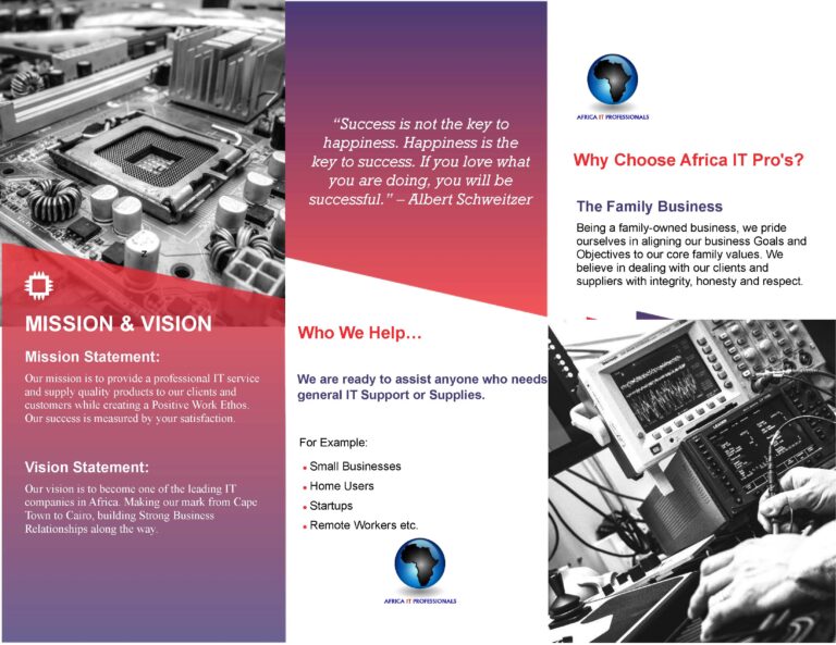 Africa IT Professionals Business Profile Page 2 768x593