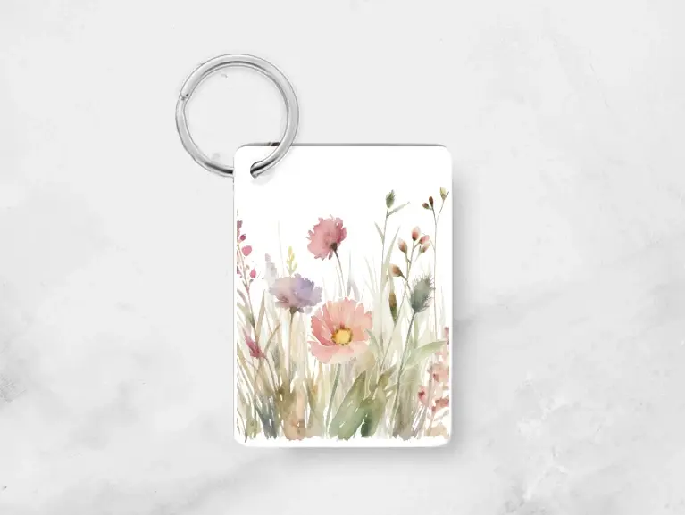 Floral bloom keyring Floral bloom keyring