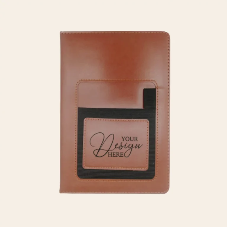 customised and personalised leather notebook for Fathers day gift 768x768