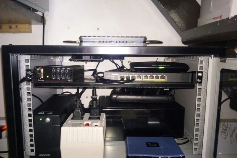 VoIP system cabinet install 768x512