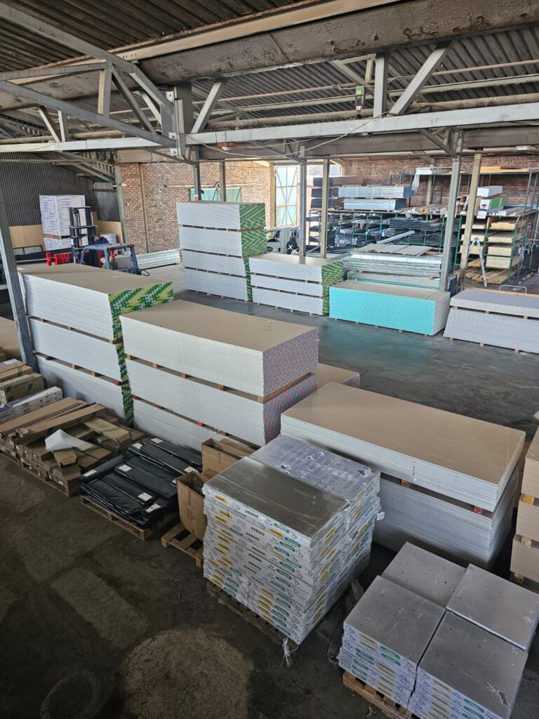 Drywall boards in Distribution center 768x1024