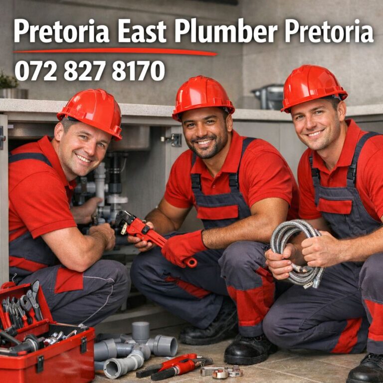 Pretoria East Plumber Pretoria photo team image 13 January 2026 768x768