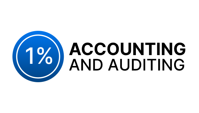one percent accounting and auditing logo